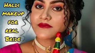 Haldi Makeup for Real Bride। Haldi Makeup for Real Bride।