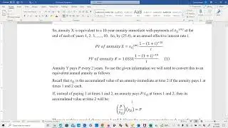 Actuarial SOA Exam FM Prep Lesson 67: SOA Sample Question 278 Solution