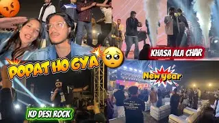 New year party kharab 😩 #khasaaalachahar & #kddesirock in Jaipur 🎶😡