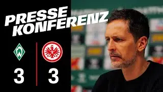 „Zwei verlorene Punkte“ I Pressekonferenz nach SV Werder Bremen - Eintracht Frankfurt