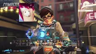 CODEBREAKER TRACER GAMEPLAY ON MIDTOWN! [ OVERWATCH 2 TOP 500 SEASON 3 ]