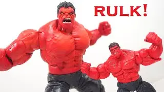 Marvel Legends RED HULK Figure Review