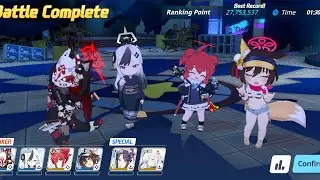 [Blue Archive] ShiroKuro Total Assault Indoor Insane mode | 27,753k pts