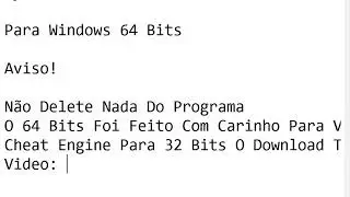 Como Instalar Cheat Engine Para 64 BITS #BaixarCheatEngine64Bits