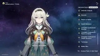 FIREFLY/SAM COMBAT VOICE LINES (ENGLISH DUB) | HONKAI STAR RAIL 2.3