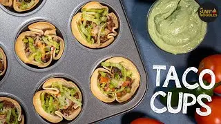 Easy Taco Cups Recipe - Perfect Party Appetizer Idea
