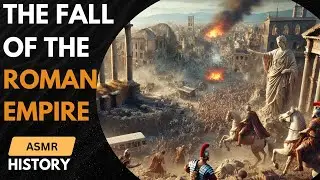 The Fall of the Roman Empire | ASMR History | with Fireplace Sounds