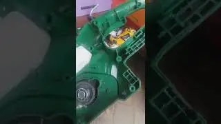 акумуляторная пила Craft ECS-16 изнутри в разобраном виде