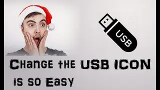 How to Change the icon of USB Drive/ How to convert picture into icon without any software.