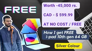 [4K] How I received FREE iPad 10th generation,64 GB  Worth 45,000 rs in #canada 🇨🇦RBC Offer