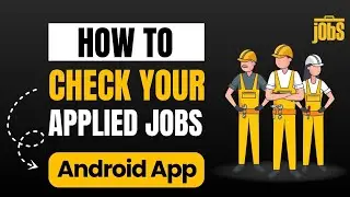 How to View Applied Jobs on Jobs For My CV Android App | Check Application Status | Jobs For My CV