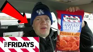 TGI Friday's Cheddar & Bacon Potato Skins (Reed Reviews)