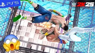 WWE 2k25 - John Cena vs. Cody Rhodes - Water in a Cell Match | PS5