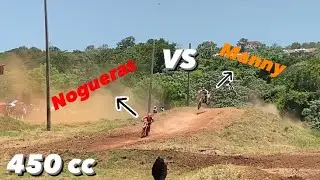 Manny Mora VS Nogueras en la 1era Manga de la 450cc (Caribbean MX Park)