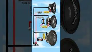 3 way passive crossover | Speakercrossover connections diagram #khairunelectronicsbd #youtubeshorts