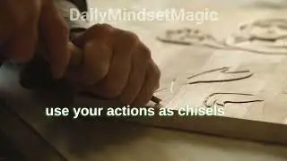 🖌 Carve a Masterpiece | Motivational Quote | #DailyMindsetMagic | #Shorts