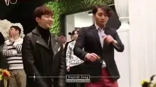 [2016] GOT7 & 2PM Singing at Their Choreographer Wedding (Dancer Woong)