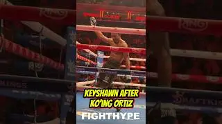 Keyshawn Davis IMMEDIATELY AFTER KNOCKING OUT Jamaine Ortiz