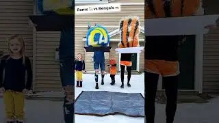 Rams vs Bengals! Super Bowl LVI #SuperBowl #shorts