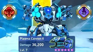 Aegis with Plasma Cannon 6 Full Upgrade - Mech Arena