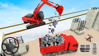Heavy Excavator Driving Expert Simulator - City Road Construction Games - Android Gameplay