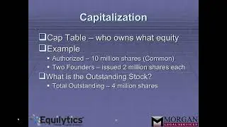 Startup Equity Basics Section 6 Counting Equity Outstanding Stock