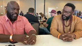 The Orville's Peter Macon (&lsquo;Lt. Commander Bortus&rsquo;) and Chad L. Coleman (&lsquo;Klyden&rsquo;).
