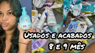 USADOS E ACABADOS DO 8 e 9 mes me surpreendeu?#maternidade