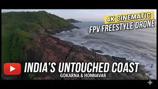 Gokarna & Honnavar FPV Cinematic | Coastal Karnataka's Hidden Gems | India Drone Movie in 4K