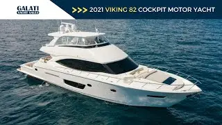 2021 Viking 82 Cockpit Motor Yacht For Sale 