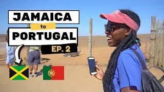 I Moved from Jamaica to Portugal! 🇯🇲✈️ | Part 2: Travel Route & Seeing Portugal for the 1st time
