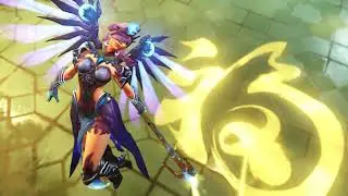 Mercy transforming into a Ball (OW POTG highlight bug)