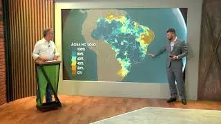 CORREDOR DE UMIDADE BENEFICIA LAVOURAS NO CENTRO-OESTE, MAS CALOR PREOCUPA NO RS