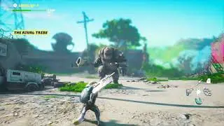 Biomutant Use Boomerang Defeat Armored Mini Boss Get to Pingdish Puzzle
