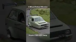 3 WHEELER Reliant Monster + HONDA CBR Engine 😱