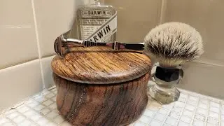 Darwin Shaving Soap and Aftershave ~ Yaqi clone of Darwin Handle and Gillette Goodwill Safety Razor