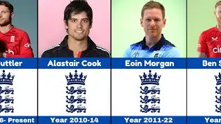 List Of England National ODIs Cricket Team Captain 1971-2025 || Buttler, Kevin Pietersen And Morgan