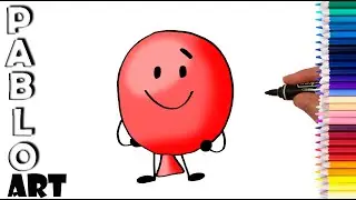 How to draw Balloon from Inanimate Insanity | Learn to Draw step by step