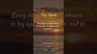 Try Again !!!!! #shorts #motivation #quotes #motivational #bemotivated #viralshort