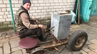 Чудо-апарат від тата своїми руками.Розсадопосадкова машина 2 рядна до тракторця