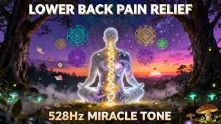 🌸 528Hz Healing Music Live | Lower Back Pain Relief & Spine Recovery | Soothing Miracle Frequency