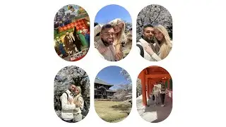Thibault et Jessica 1er jour du périple au Japon magnifique ❤️❤️🥰🤲