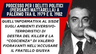 Processo per i delitti politici (Piersanti Mattarella) a Palermo tra il 1979 e il 1982