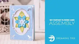 Файл SVG &mdash; Открытка &laquo;Цветочная фантазия небес&raquo; &mdash; Урок по сборке (для Cricut, Silhouette и ScanNCut)