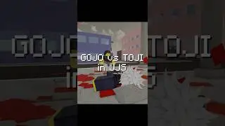 GOJO vs TOJI in JUJUTSU SHENANIGANS... #roblox #jjk #jujutsukaisen #anime #memes #shorts