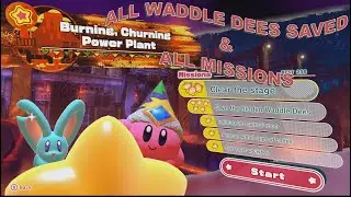 Kirby and the Forgotten Land - BURNING, CHURNING POWER PLANT (Redgar Forbidden Lands) Guide