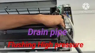 Hitachi split ac indoor unit water leakage solution #ac #repairing #airconditioner #error #tech 