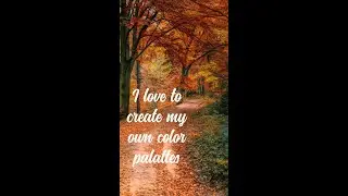 How To Create A Custom Color Palette With Canva #shorts