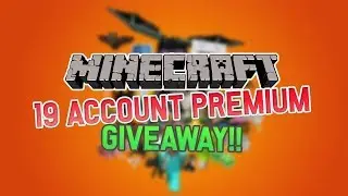 19 ACCOUNT PREMIUM MINECRAFT GIVEAWAY!!!! | SPECIAL 300 SUBSCRIBERS!!