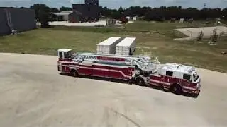 Georgetown FD - Pierce Ascendant 107' Tractor Drawn Aerial / Tiller